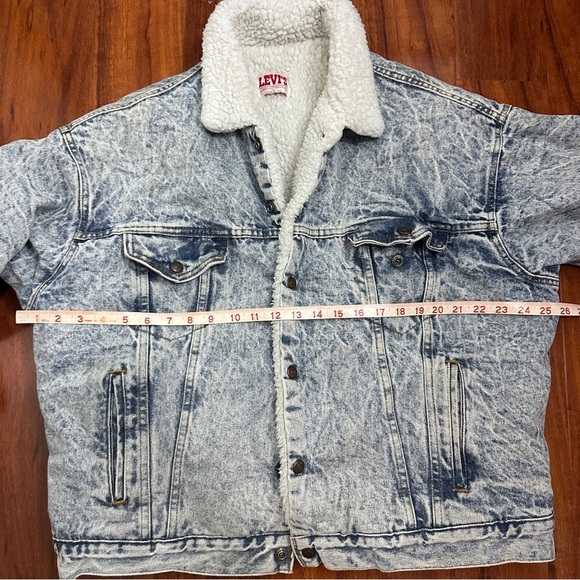 Levis Vintage Sherpa Lined Jacket Size XL - Picture 7 of 9